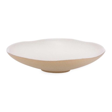 Centro de Mesa Decorativo em Cerâmica Branco 30cm 19273 Mart