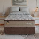 Ver mais imagens de Cama Box Baú Casal Colchão Comfort Class Pillow Top 138x188 Bege/suede Marrom