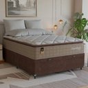 Ver imagem 7 de Cama Box Baú Casal Colchão Comfort Class Pillow Top 138x188 Bege/suede Marrom