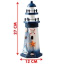 Ver imagem 4 de Farol Náutico Barco Marítimo Decoração Casa Praia Mar 27cm