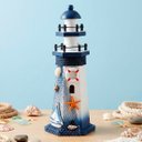 Ver imagem 1 de Farol Náutico Barco Marítimo Decoração Casa Praia Mar 27cm
