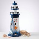 Ver imagem 3 de Farol Náutico Barco Marítimo Decoração Casa Praia Mar 27cm