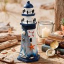 Ver imagem 2 de Farol Náutico Barco Marítimo Decoração Casa Praia Mar 27cm