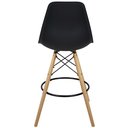 Ver imagem 4 de Banqueta Eames Eiffel de Madeira Assento Preto Preto