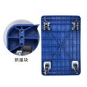 Ver imagem 5 de Carrinho Carga Plataforma 150kg 4 Rodas Dobravel Multifuncional Transporte Armazem Base Aluminio Ref