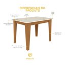 Ver imagem 4 de Mesa de Jantar Retangular Tampo de Vidro Fidelitá Génova 120cm