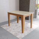 Ver imagem 1 de Mesa de Jantar Retangular Tampo de Vidro Fidelitá Génova 120cm
