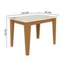 Ver imagem 3 de Mesa de Jantar Retangular Tampo de Vidro Fidelitá Génova 120cm