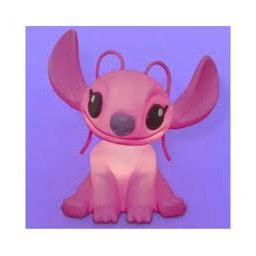 LUMINÁRIA ABAJUR ANGEL STITCH DISNEY + LÂMPADA DE LED - 1