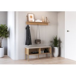 Prateleira Decorativa - Artesano:hanover/dourado - 1