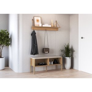 Prateleira Decorativa - Artesano:hanover/dourado