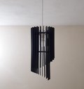 Ver imagem 3 de Luminária Teto tipo Pendente em MDF - Completa - Cor: Preta