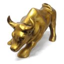 Ver imagem 1 de Estatua Escultura Enfeite Decorativo Touro Wall Street 30cm:dourado Envelhecido