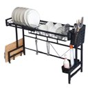 Ver imagem 4 de Escorredor de Louça Pia Cozinha Modular Suspensa Ajustavel Prato Tigela Talheres Utensilios Organiza