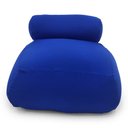 Ver imagem 2 de Puff Sensorial Relax Ergonômico com Encosto e Enchimento Perolas 3mm Extrema Maciez Pufe Azul Royal