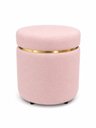 Ver imagem 3 de Kit Puff Cinta Dourada Superior Rosa Linho
