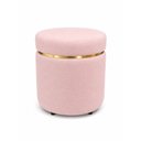 Ver imagem 3 de Kit Puff Cinta Dourada Superior Rosa Linho