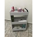 Ver imagem 5 de Móvel Suporte Lavanderia & Área de Serviço com Rodinhas Brancas