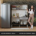 Ver imagem 6 de Armário de Cozinha Compacta 120cm Rustic/Cinza Life Madesa