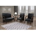 Ver imagem 4 de Kit 3 Poltronas Decorativas Vênus Braço Madeira Confortável Sala D'Salla Tecido Sinté