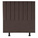 Ver imagem 1 de Cabeceira Estofada Cama Box Solteiro 90cm Laura Corino Marrom