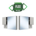 Ver imagem 6 de Espelheira de Banheiro com 2 Portas e Nichos 80cm Multimóveis Crpro-EPL005 Arenas