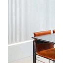 Ver imagem 2 de 100 Placas Pvc 3d Revestimento Autocolante Parede Decorativo Ripado 25cm