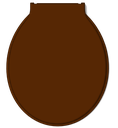 Ver imagem 1 de Assento Tampa para Vaso Sanitário Oval Especial Bellart Marrom Escuro Durín