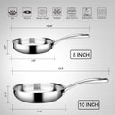 Ver imagem 5 de Duxtop Frigideira Inox Tri-ply 10 Pol Indução Aço Inox (3 Litros)