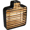 Ver imagem 1 de Vaso Decorativo Enfiete Casa Conceito Home&co Metal e Fibra 26x21x6cm Preto