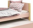 Ver imagem 4 de Cama Babá Solteiro com Auxiliar Simba Rosa Fosco com Natural - Reller