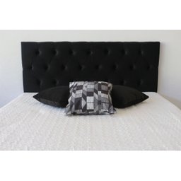 Cabeceira Premium King com Botões 195x1.17cm Preto - 2