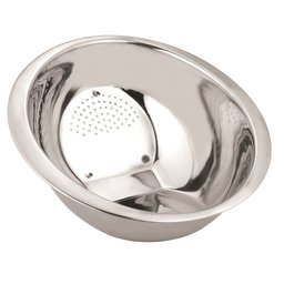 Jogo de Cozinha Aço Inox Prime 3 Peças Escorredor de Arroz, Escorredor de Macarrão e Bowl - Yangzi - 3