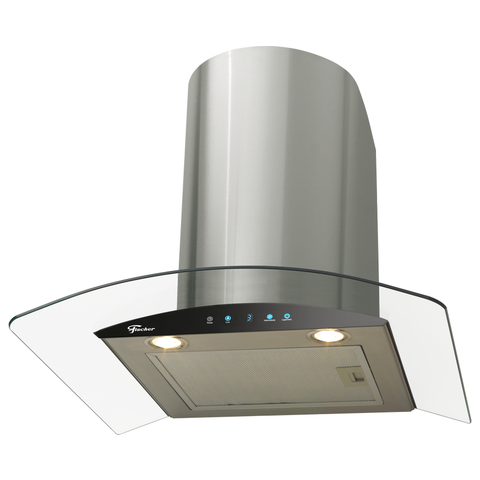 Coifa Parede Digital Fischer Talent Touch 60cm Inox 127v