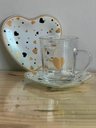 Ver imagem 1 de Caneca Americana Coração Dourado Infantil Presente 200mL