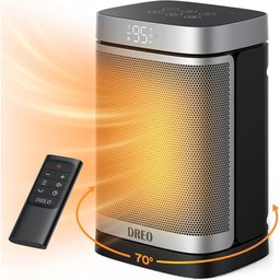 Dreo Aquecedores de Ambiente Interno Oscilante de 70° Preto - 1