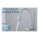 Ver imagem 2 de Torneira Gowff 1/4 Volta Cromada Mod. Redondo de Parede Bica Flexivel