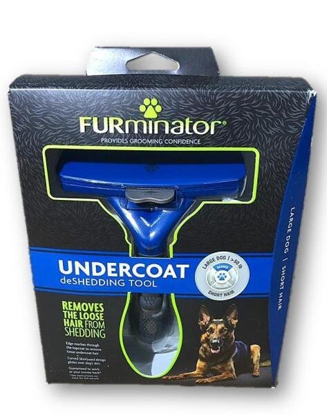 Escova Furminator New Cães Pelo Curto Grande