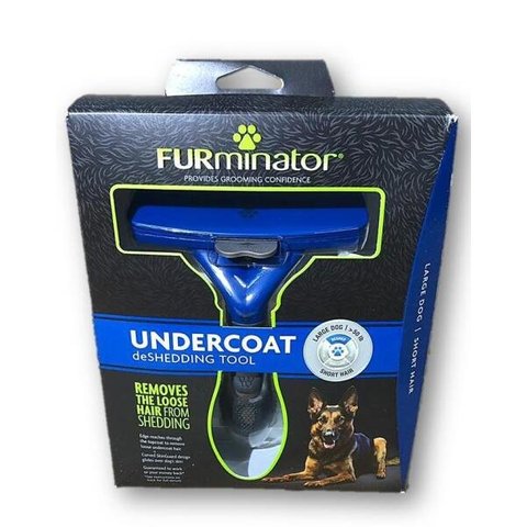 Escova Furminator New Cães Pelo Curto Grande