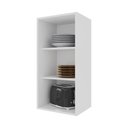 Ver imagem 2 de Armário Aéreo Cozinha 40 cm Bariloche 1 Porta 100% MDF 6225.29 Branco - Indekes