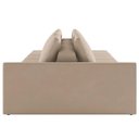 Ver imagem 2 de Sofá Ilha Modular com Puff para Sala Living 252cm Georgia K04 Veludo Bege - Mpozenato