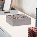 Ver imagem 4 de SURYA CAIXA ORGANIZADORA 7x20x20cm MDF CINZA