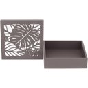 Ver imagem 2 de SURYA CAIXA ORGANIZADORA 7x20x20cm MDF CINZA