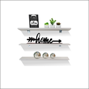 Ver imagem 1 de Kit Prateleira Decorativa Reta Simples MDF Branco 60x15cm 3 pçs - Smart Eco