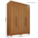 Ver imagem 6 de Guarda-Roupa de Canto Modulado com Pés 9 Portas 4 Gavetas França