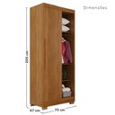 Ver imagem 5 de Guarda-Roupa de Canto Modulado com Pés 9 Portas 4 Gavetas França