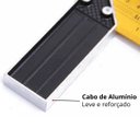 Ver imagem 7 de Nível de Mão Nivelamento Magnético Alumínio 14" X 40cm com Imã + Esquadro de Aço 12" Cabo Metálico