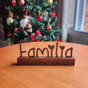 Ver imagem 2 de Escultura de Chapa com Base de Mesa Familia 19cm