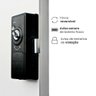 Fechadura Digital Sl140b com Biometria de Sobrepor Preta Fosca - 4