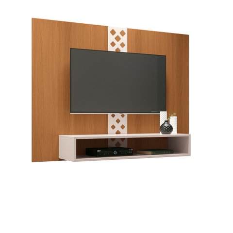 Painel Suspenso Skin para Sala de Estar/ Escritório Cinamomo/ Off White